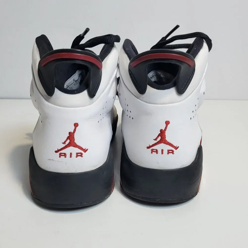 Nike Air Jordan Size 6.5Y Youth White Gym Red Black Model 428818-100 NO BOX